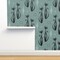 Retro 1950S Cats Mid Century Modern Vintage Inspired Atomic Age Faux Textured Look Custom Removable Wallpaper by Spoonflower Peel & Stick Wallpaper 2FT Wide